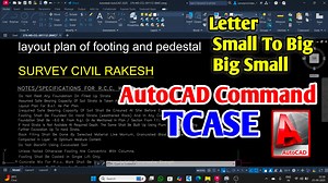36K views · 151 reactions | Capital Letter To Small Letter And Small Letter To Capital Letter How To Change in Autocad | Survey Civil Rakesh | Facebook