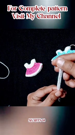 Crochet Mini Dress Keychain❤️🥰#easycrochet #diy #shorts #knitting #crochet #fyp #trending #handmade