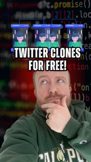 AI Creates 5 Twitter Clones Instantly! Coding Just Got CHEAP! #shorts