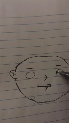 drawing stewie (first try with pen..)