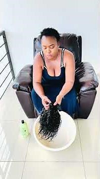 How I maintain my curly wig