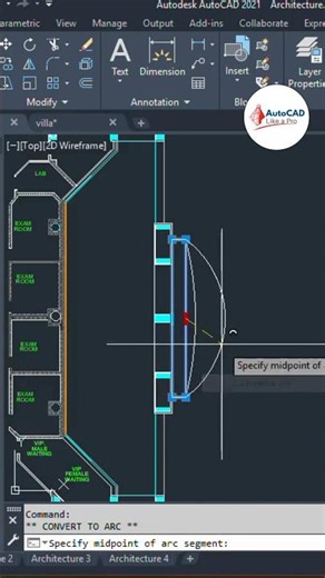 Convert Polyline to Arc in AutoCAD Easily!