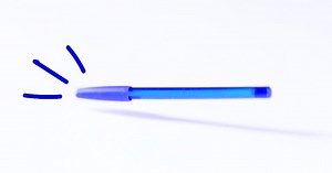 What's Inside Blue Ballpoint Pen Ink?