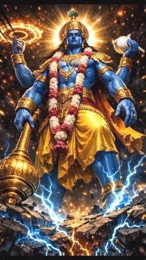 ✨ Lord Vishnu Divine Darshan 🙏 | Protector of Universe 🌿💫