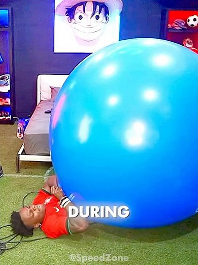 Speed Before, During, and After the Human Balloon Challenge!😳🎈 #ishowspeed