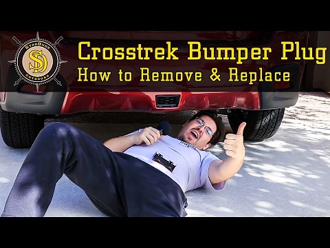 Subaru Crosstrek - How To Remove & Replace Rear Bumper Plug