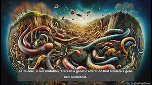 Null mutation in biology