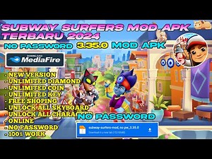 Update !! Subway Surfers Mod Apk Terbaru 2024 Version 3.35.0 Unlimited Money & Unlock All Character