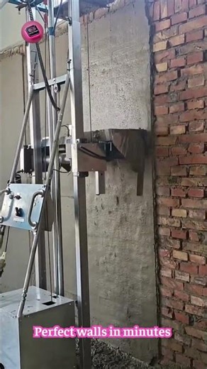The Automatic Wall-Plastering Machine That Works Faster Than a Full Crew!