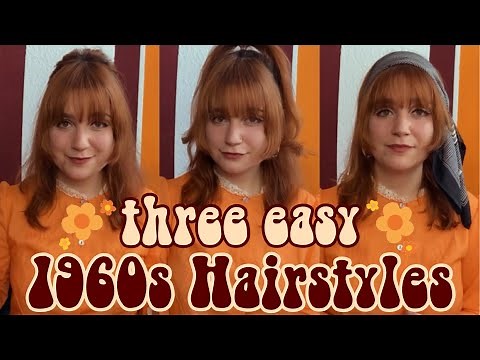 3 easy 1960s Hairstyles I 60s Hair