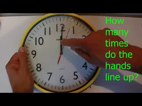 How Many Times do a Clock's Hands Overlap During a 24 Hour Day - Puzzle Tutorial