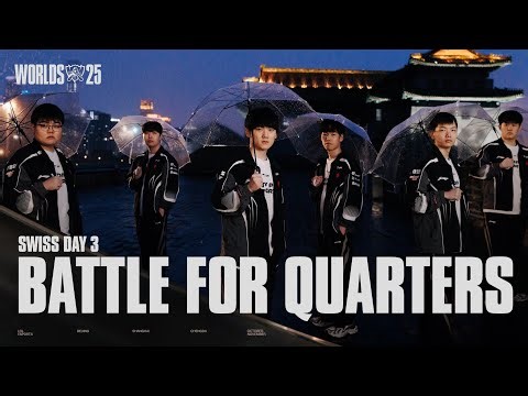 勝ち取れ、栄光の座を | Worlds 2025 スイスステージ Day 3