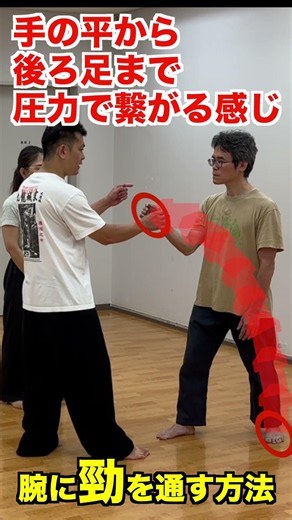 腕に勁を通す方法 #入門 #内功 #功夫