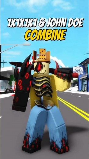 Combine Hacker 1X1X1X1 & JOHN DOE In Brookhaven #roblox #brookhaven