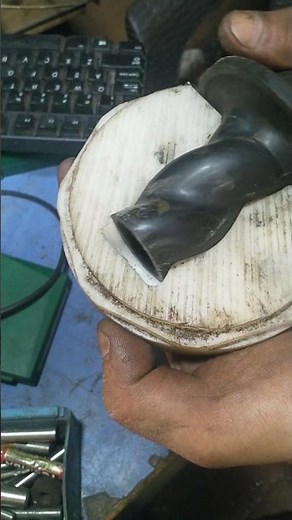 router stator pump auger testing in teflon