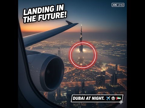 The Most Complex Approach? 😱 Hovering over Dubai & Smooth Landing! #dubai #travel #planes #dubailife
