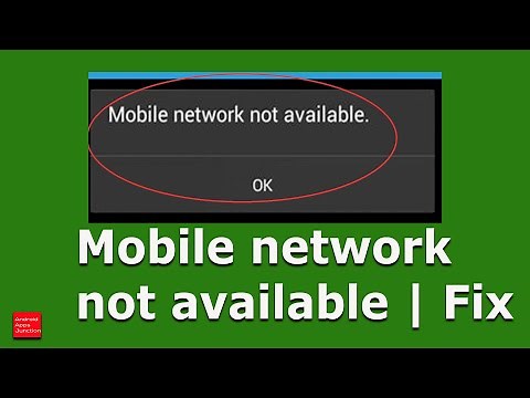 Mobile network not available | Mobile network not available in Samsung