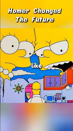 Homer Changed The Future #simpsons #shorts