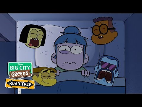 The Greens are Very Noisy Sleepers! 🚗😴 | Big City Greens: Road Trip | ‪@disneychannelanimation‬ ​