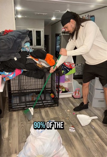 You guys!!! Why didn’t we do this sooner??? Let’s clean and rearrange the front living of the RV ✨ #fyp #fypシ #creatorsearchinsights #cleantok #cleaningmotivation #cleaningtiktok #clean #cleaning #realistic #rvlife #room #roomtour #motivation