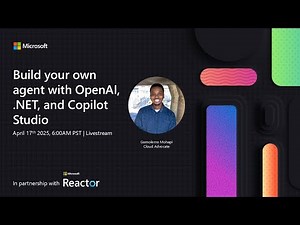 Build your own agent with OpenAI, .NET, and Copilot Studio
