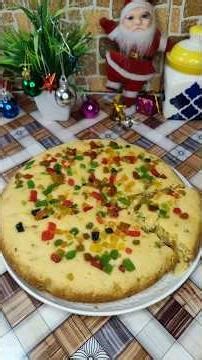 🎄Custard Cake*No Oven & No Egg* #christmas #custardcake #soojicake #cakerecipe