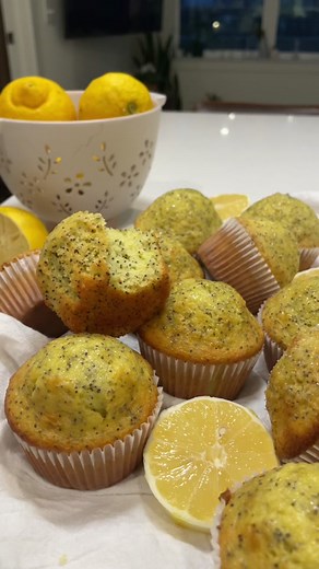 Easy Lemon Poppy Seed Muffin Recipe | Homemade Baking Tutorial