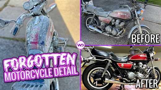 Forgotten Honda Motorcycle Gets First Detail in Years
