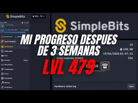 🔥 ¡3 SEMANAS en SimpleBits.io y ESTO es lo que LOGRÉ! 💸🚀