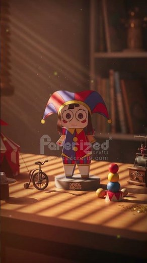The Amazing Digital Circus: Pomni Paperized #theamazingdigitalcircus #pomni #ペーパークラフト #paperized