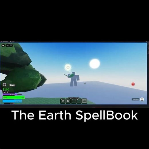 I made an Earth Moveset and Spellbook in Roblox Studios! #gamedevelopment #robloxstudio #robloxgame