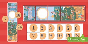 Aussie Christmas Countdown Vertical Banner