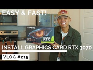 How To Install a Graphics Card! - RTX 3070 (EASY & FAST!)