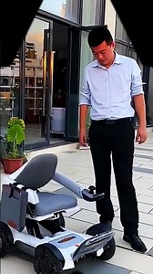 Modern electric folding wheelchair, 5% discount code ALSAYIDMAHMUDAL