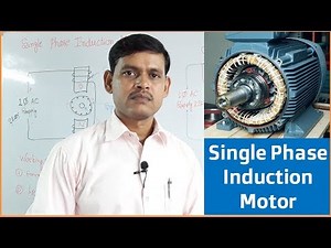 Single Phase Induction Motor Working in Hindi -