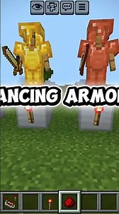 Minecraft armor stand dancing #minecraft #shorts 💀