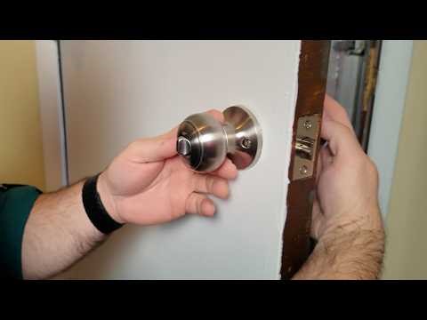 Trying the Lanwandeng Keyed Entry Door Knob