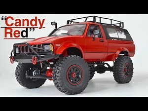 WPL c24 the "Candy Red" making and 3d printed mods