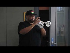 Rashawn Ross Testing out 180S37 Trumpets at Bach