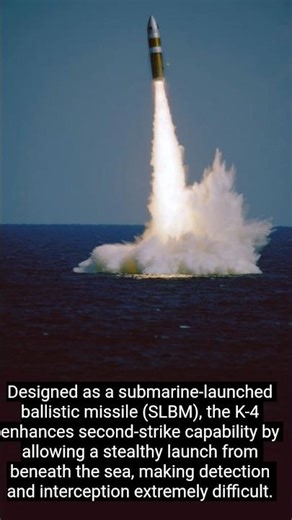 India strengthens sea-based nuclear deterrence with a successful k 4 Missile from Submarine