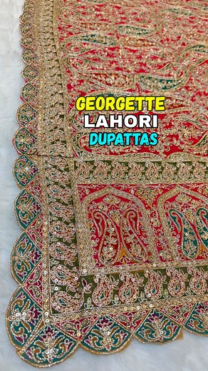 13K views · 135 reactions | Pure georgette Lahori dupatta’s❤️✨use in your weeding outfits,haldi outfits,mehandi outfits For further queries or orders DM or WhatsApp on 8130536765 and 9891096252 No Comments for Queries DM or WhatsApp ONLY | Foreversilks | Facebook