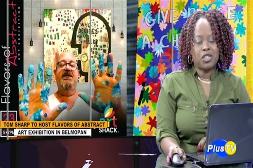[Tom Sharp to host Flavors of Abstract Art Exhibition in Belmopan] Abstract Artist Tom Sharp is gearing up to host his very first Art Exhibition. The Exhibition will be held tonight at the Art Shack in Belmopan, and will be open from 5 p.m. to 7 p.m.. Sharp’s exhibition will feature over 100 pieces of abstract art that he has painted throughout the years. Today we spoke with Sharp about his upcoming exhibition, and how he began painting to overcome depression, and feel closer to God. | PLUSTV BE