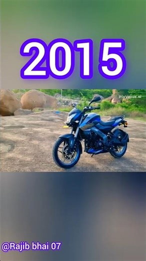 pulsar bike evolution video history 2001-2025 #bikeevolution #shortvideo