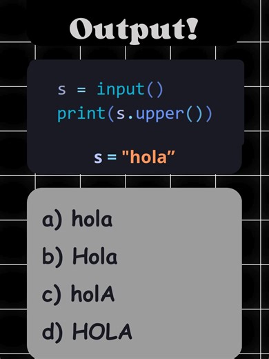 ¡ADIVINA EL OUTPUT DE PYTHON! 🐍 pt.6 #pandas #python #pythonenespañol #pythonprogramming #curso #analisisdedatos #programming #basededatos #DataScience #database #mysql #crear #DataAnalytics #AnalisisDeDatos #Shorts #Python #PythonEnEspañol #LearnOnYouTube #MachineLearning #PyData