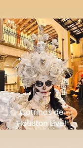 Catrinas de Houston Live! These costumes were amazing. | Mariachi Festival