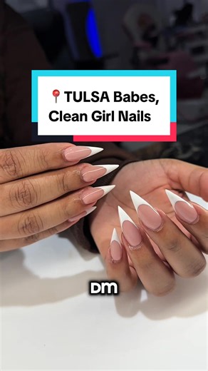 Stop scrolling if you love crisp French tips 👀💅 ✨Works by @instanails.tammy✨ 📲TO BOOK: DM @instanails.tammy or Text Message (Profile) 📍 Uniq Nail Bar Tulsa | Tulsa, OK ⚠️ Limited availability #acrylicnail #tulsanailtech #tulsanails #cleangirlnails #frenchtipnail