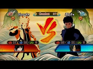 Naruto vs Obito Gameplay Naruto Shippuden Ultimate Ninja Storm Revolution