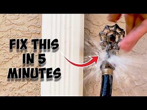 STOP the Drip! Easiest Way to Fix a Leaking Outdoor Spigot (DIY Hack)