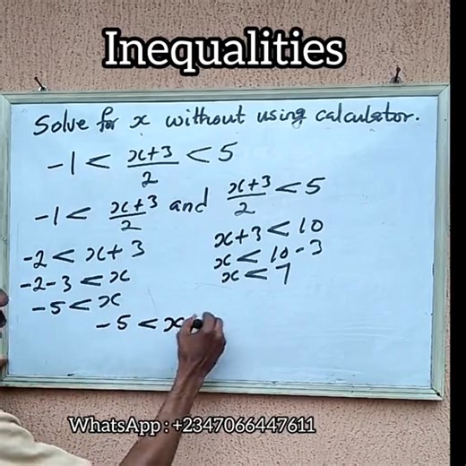 Solving inequalities ( S . A grade 10 ) exam Keep learning #math #goviral #mathematics | Physics & Mathematics lovers