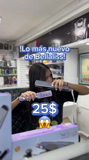 BellaLiss Magic Titanium Slim Hair Straightener with Professional Titanium Plates